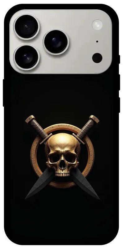 Чехол на Apple iPhone 18 Pro Golden Skull фото 1 из 2