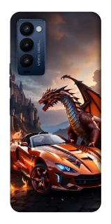 Чохол на TECNO Camon 18 Pro Сar and dragon фото 1 з 1