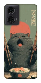 Чохол на Motorola Moto G04 Hungry Cat фото 1 з 1