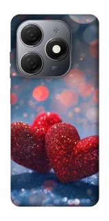 Чехол на TECNO Spark 20 Red hearts фото 1 из 1