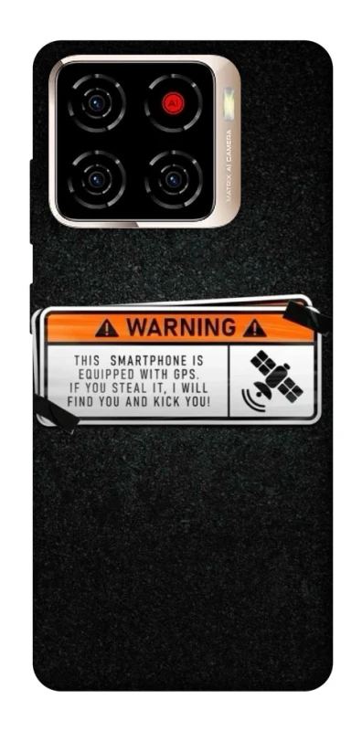 Чехол на ZTE Blade A56 Warning фото 1 из 1