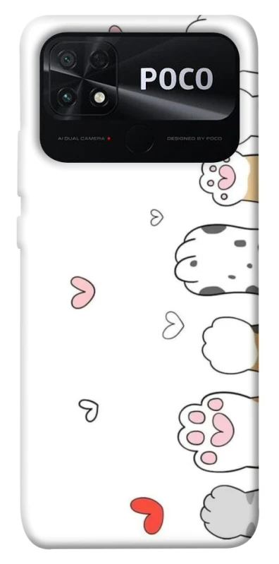 Чехол на Xiaomi Poco C40 Paws фото 1 из 1