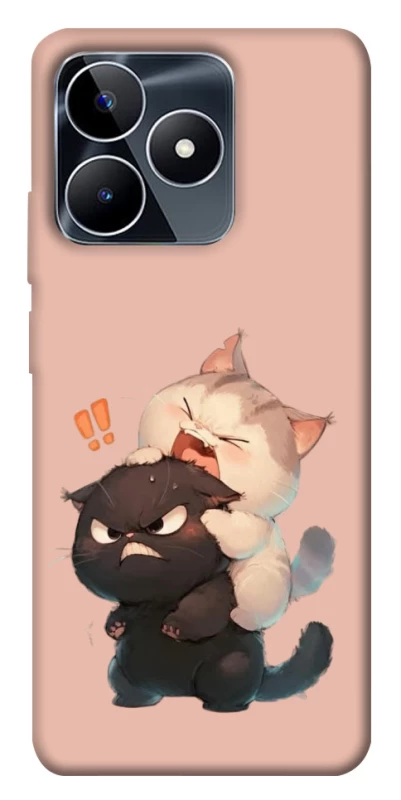 Чохол на Realme C53 Сat and cat фото 1 з 1