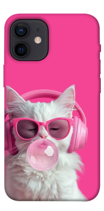 Чохол на Apple iPhone 12 mini (5.4") Pink kitty фото 1 з 1