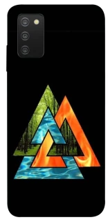 Чехол на Samsung Galaxy A03s Валькнут v4 фото 1 из 1