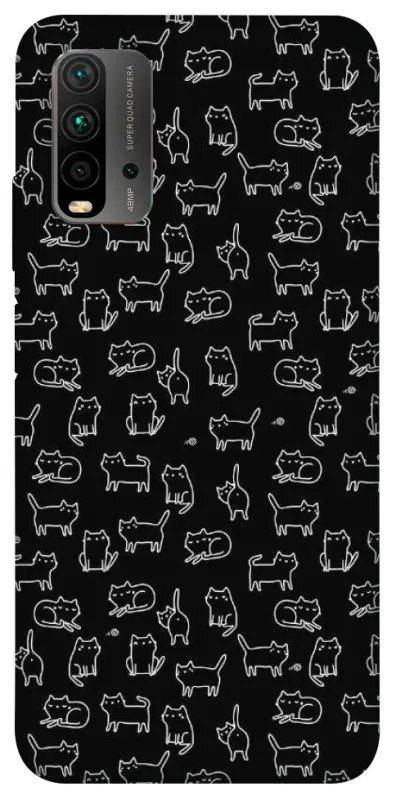 Чохол на Xiaomi Redmi 9T Black Cats фото 1 з 1