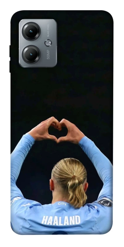 Чохол на Motorola Moto G14 Erling Haaland V2 фото 1 з 1