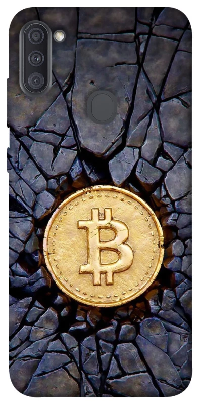 Чехол на Samsung Galaxy A11 Bitcoin cracks фото 1 из 1