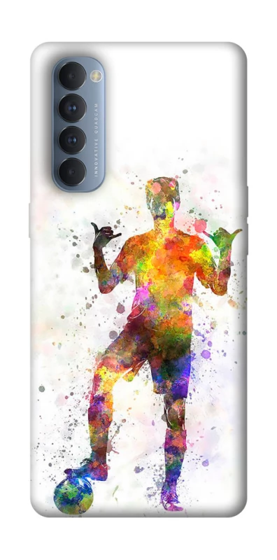 Чохол на Oppo Reno 4 Pro Football Player v3 фото 1 з 1