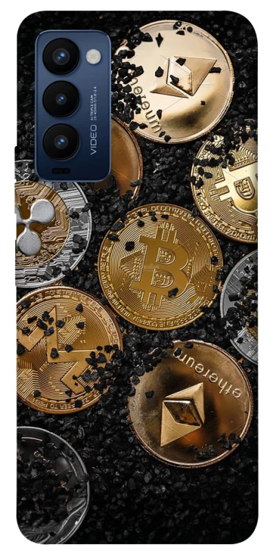 Чохол на TECNO Camon 18 Many coins v2 фото 1 з 1