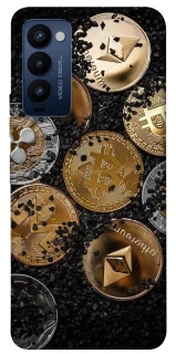 Чехол на TECNO Camon 18 Many coins v2 фото 1 из 1