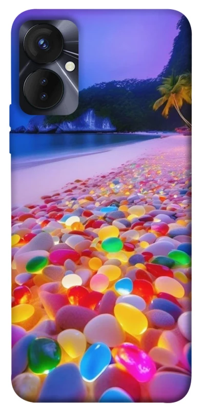 Чохол на TECNO Spark 9 Pro (KH7n) Каміння світиться на березі фото 1 з 1