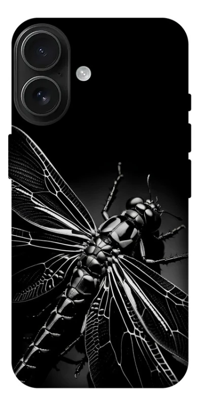 Чохол на Apple iPhone 17 (6.3") Black dragonfly фото 1 з 1
