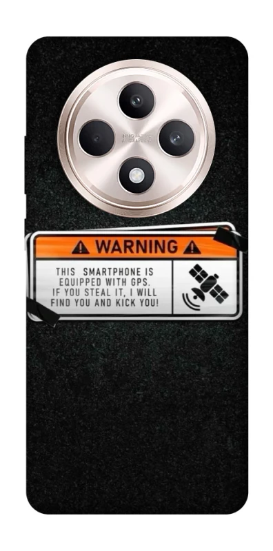 Чохол на Oppo Reno 12 F 4G/5G Warning фото 1 з 1