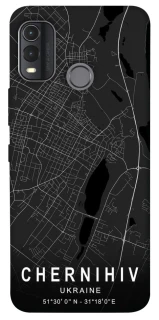 Чохол на Nokia G11 Plus Chernihiv map фото 1 з 1