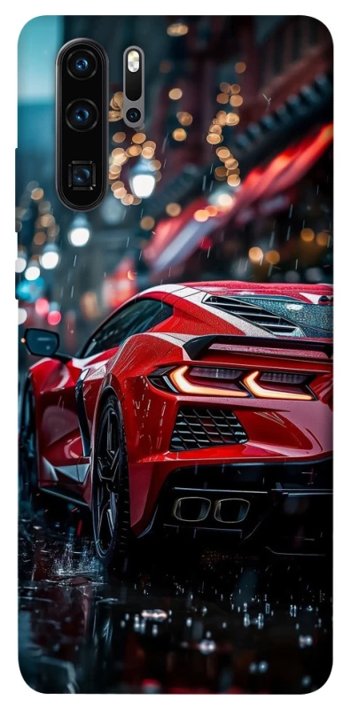 Чехол на Huawei P30 Pro Red sports car фото 1 из 1
