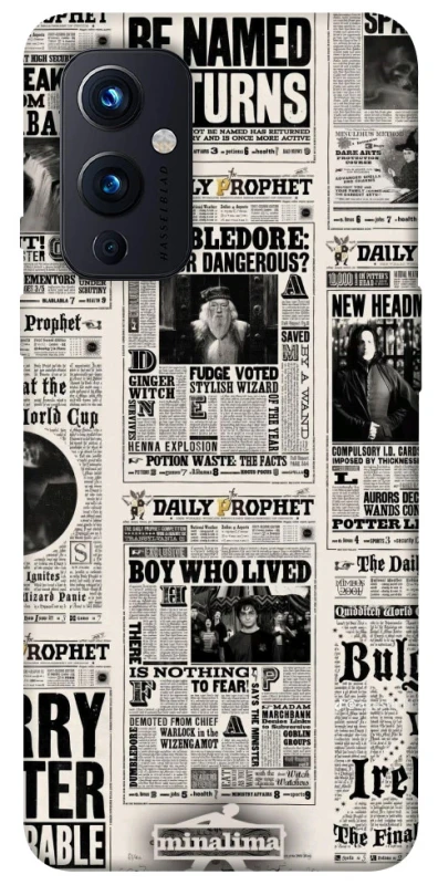 Чехол на OnePlus 9 Harry Potter newspaper фото 1 из 1