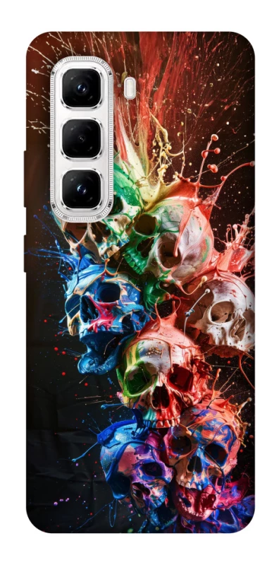 Чохол на Infinix Hot 50 Pro Skulls фото 1 з 1