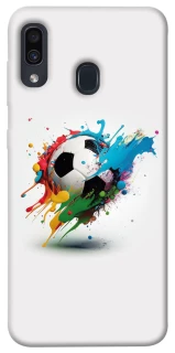 Чехол на Samsung Galaxy A20 / A30 Football Ball ver3 фото 1 из 1