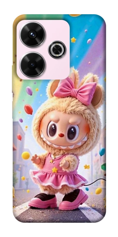 Чохол на Xiaomi Poco M6 4G Labubu rainbow фото 1 з 1