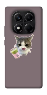 Чохол на Xiaomi Redmi Note 14 Pro 5G cat matcha фото 1 з 1