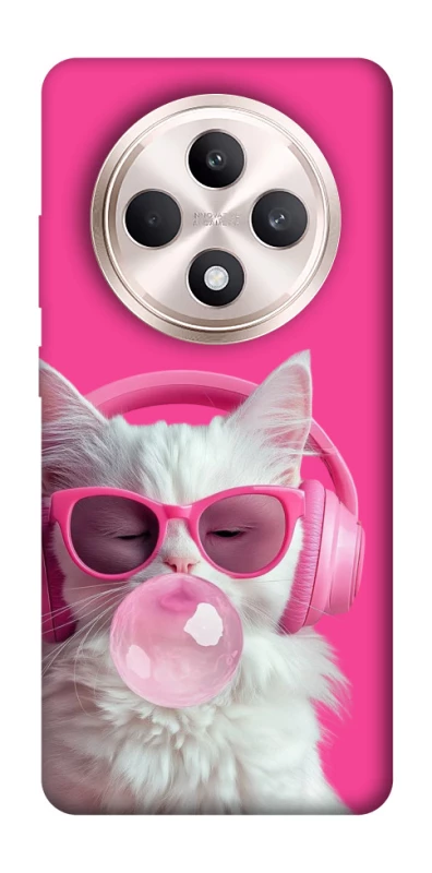 Чехол на Oppo Reno 12 F 4G/5G Pink kitty фото 1 из 1