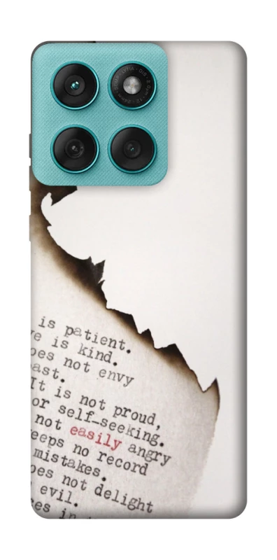 Чохол на Motorola Edge 60 Fusion Вірші фото 1 з 1