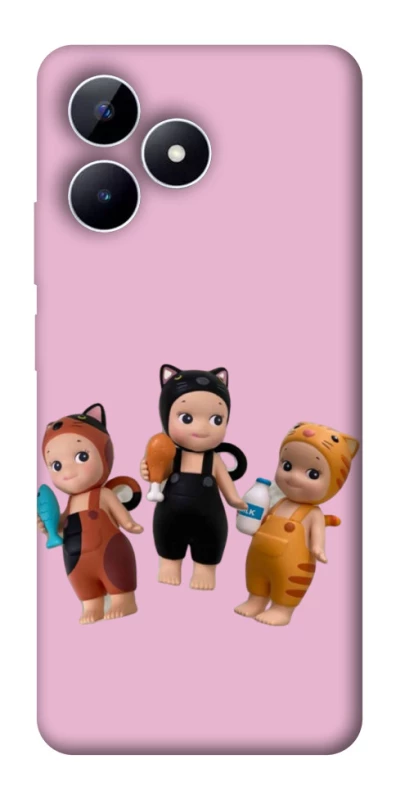 Чехол на Realme Note 50 5G Cat Cafe Trio фото 1 из 1