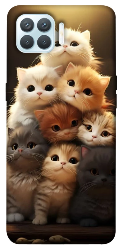 Чехол на Oppo F17 Pro Чехол Kittie Love v2 фото 1 из 1