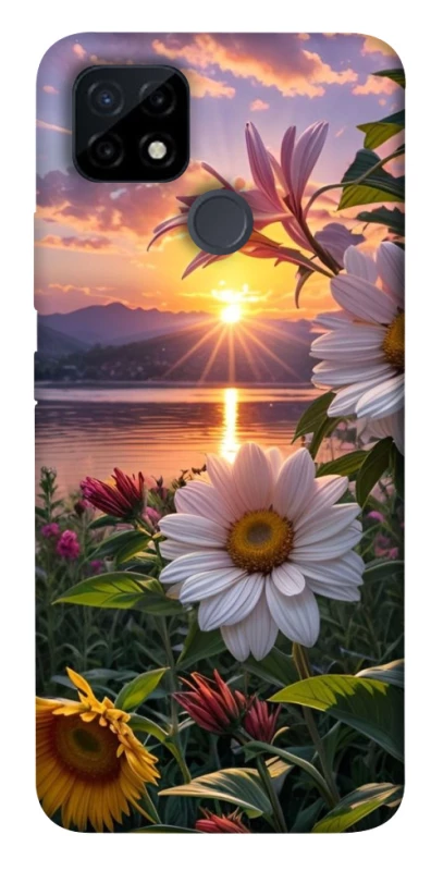 Чехол на Realme C12 Flowers v31 фото 1 из 1