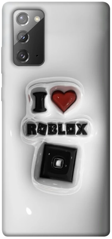 Чохол на Samsung Galaxy Note 20 I love Roblox фото 1 з 1
