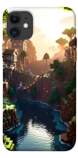 Чехол на Apple iPhone 11 (6.1") Minecraft sunset фото 1 из 1