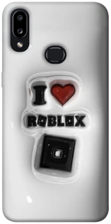 Чохол на Samsung Galaxy A10s I love Roblox фото 1 з 1