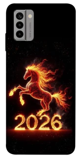 Чохол на Nokia G22 Red Fire Horse ver.1 фото 1 з 1