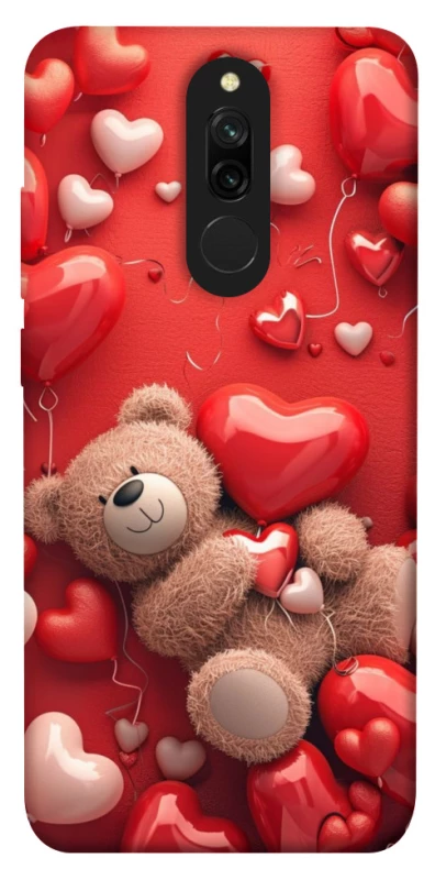 Чохол на Xiaomi Redmi 8 bear in hearts фото 1 з 1
