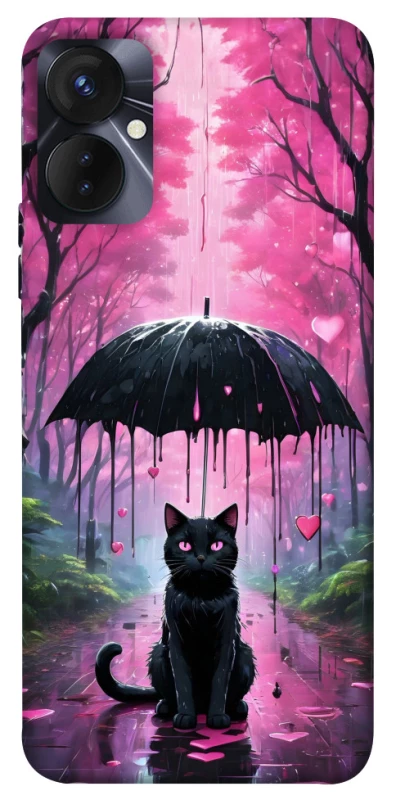 Чохол на TECNO Spark 9 Pro (KH7n) Black cat фото 1 з 1