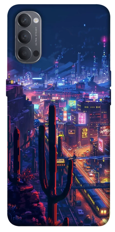 Чохол на Oppo Reno 4 Night city фото 1 з 1