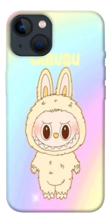 Чохол на Apple iPhone 13 (6.1") Fluffy Rainbow Labubu фото 1 з 1