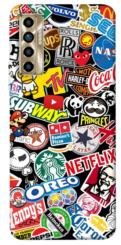 Чехол на TECNO Camon 17P brands фото 1 из 1