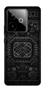 Чехол на Realme GT 7T Черный ковер фото 1 из 1