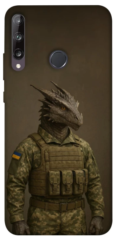 Чехол на Huawei P40 Lite E Дракон защитник фото 1 из 1