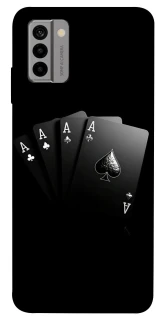 Чохол на Nokia G22 Black Cards фото 1 з 1