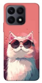 Чехол на Huawei Honor X8a Сat with glasses фото 1 из 1