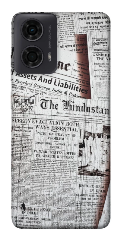 Чехол на Motorola Moto G24 Газеты фото 1 из 1
