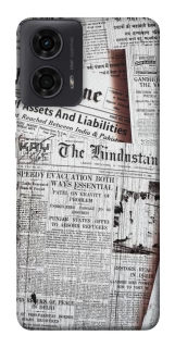 Чехол на Motorola Moto G24 Газеты фото 1 из 1