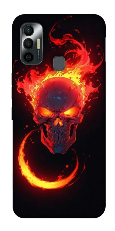 Чохол на TECNO Spark 7 Blood Skull фото 1 з 1