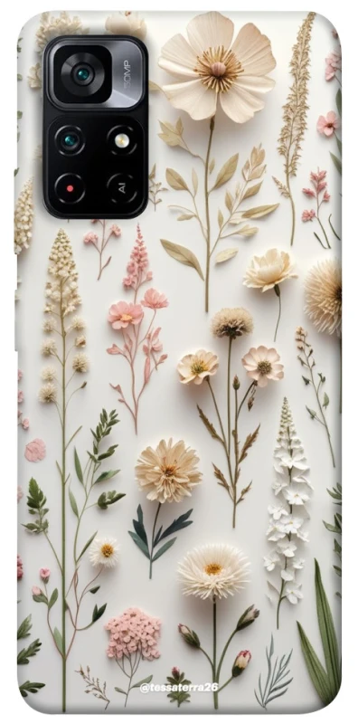 Чохол на Xiaomi Poco M4 Pro 5G Floral design ver.1 фото 1 з 1