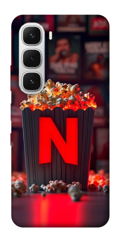 Чохол на Infinix Hot 60i Netflix and popcorn фото 1 з 1