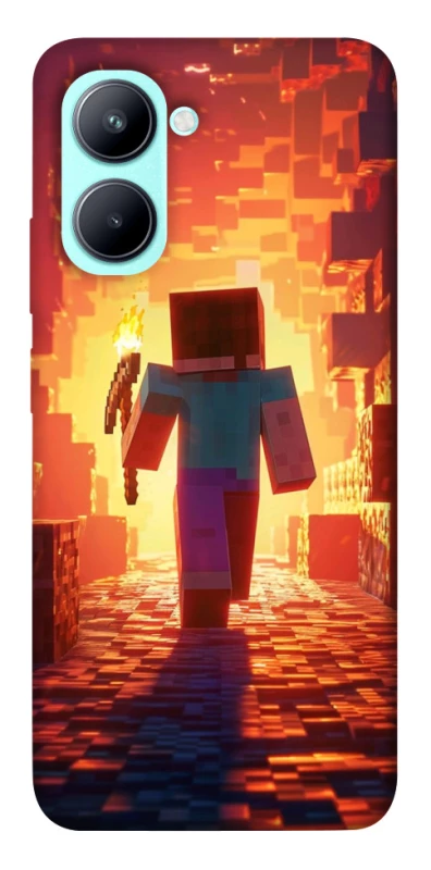 Чохол на Realme C33 Minecraft adventure фото 1 з 1