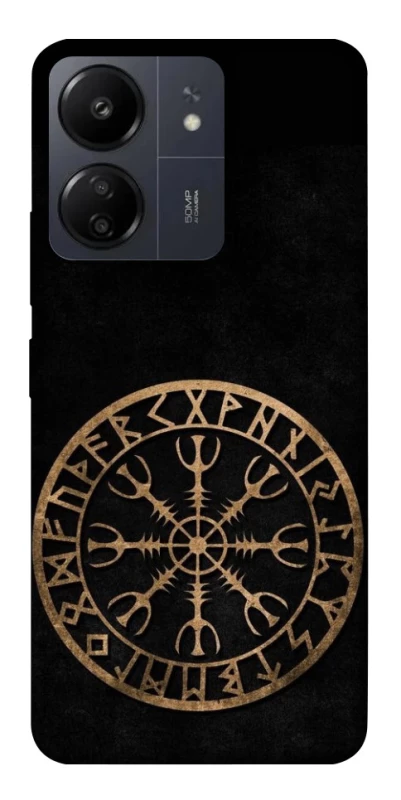Чехол на Xiaomi Poco C65 Рунический круг v2 фото 1 из 1